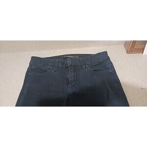 Joes Jeans Womens Size 26 Skinny Ankle Jeans Black Cotton Stretch
